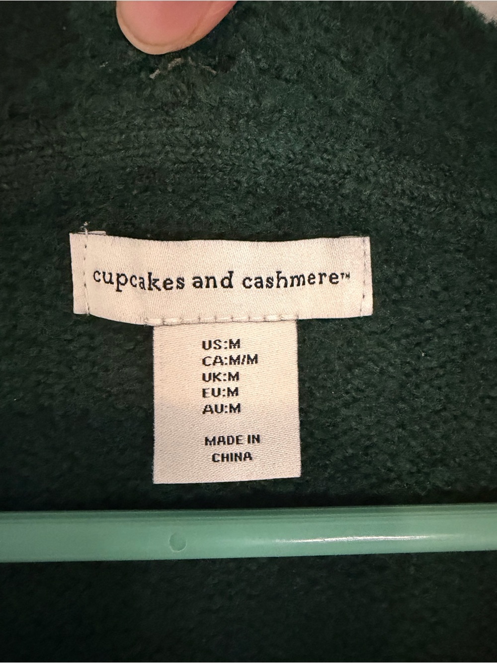 Cupcakes & Cashmere Holiday Christmas Dog Cardigan Sweater Size Medium - Picture 3 of 5
